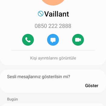 Vaillant Müşteri Hizmetleri Aramaları!