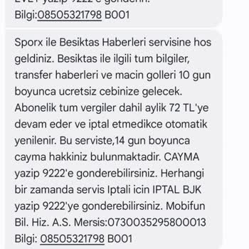 Türk Telekom 9222 Abonelik Şikayeti