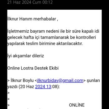 Online Lostra Ayakkabıları Israrla Göndermiyor