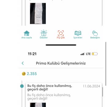 Prima Kulübü'nde Fiş Onay Sorunu Ve Müşteri Hizmetleri Eksikliği