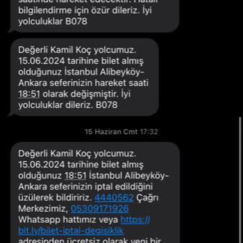 Kamil Koç'un Bayram Şekeri Tadında Mağduriyeti