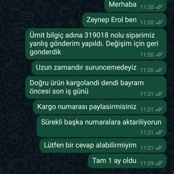 Venti Home Yanlış Gönderilen Ürün Ve İletişim Sorunu: 1 Aydır Çözüm Bekliyoruz