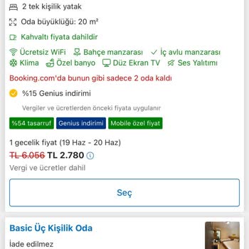 Booking.com Uygulamadaki İndirimli Tutardan Fazla Çekim Yapıyor!