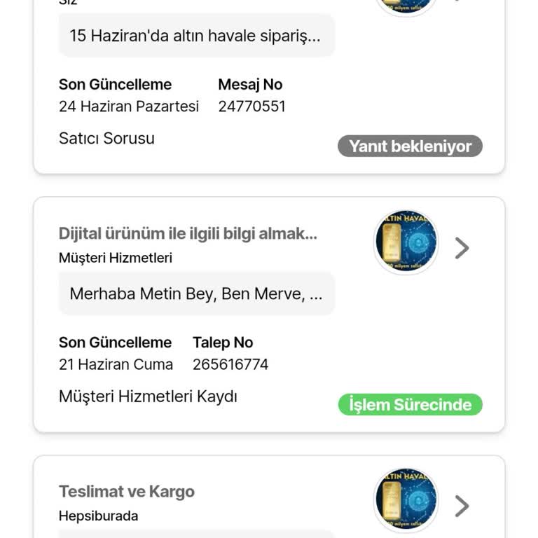 Hepsiburada E Altın Satıcısı