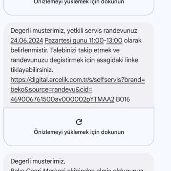 Arçelik - Beko Yetkili Servis Sorumsuzluğu