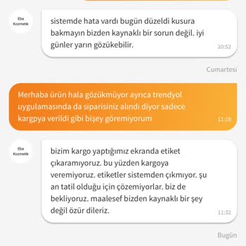 Trendyol Expres Kargom Nerede