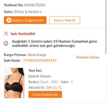 Trendyol Ürünümün İadesi Haksız Yere Reddedildi!
