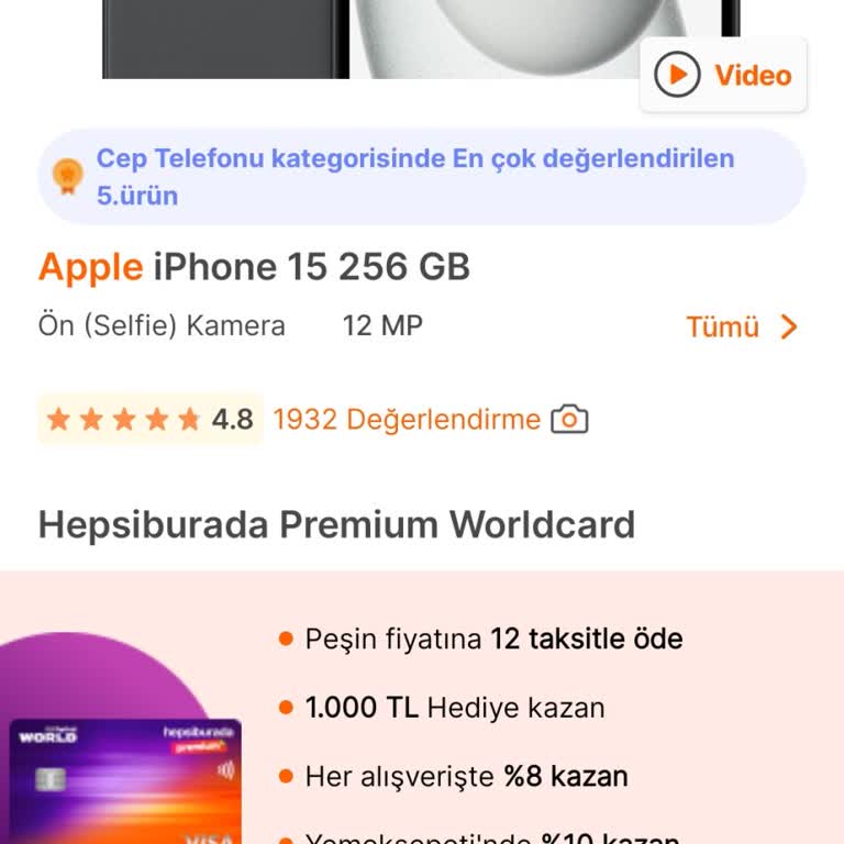 Hepsiburada Worldcard Taksit Aldatmacası!