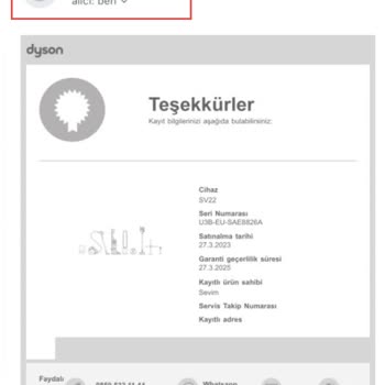 Dyson V15 Lazer Başlık Sipariş 5 Aydır Bekletilme