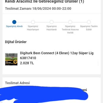 Carrefour SA Online Mağazadan Aldığım Ürünü Bana Vermedi