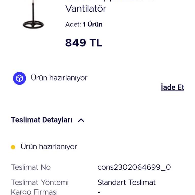 Teknosa.com Siparişi Uzun Süre Kargoya Vermedi