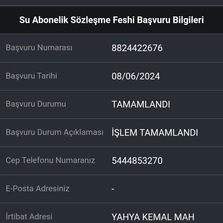 İSKİ Güvence Bedeli İadesi