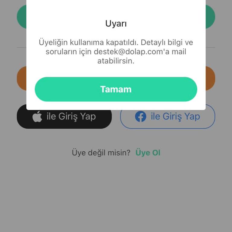 Dolap Hesabımı Kapattılar
