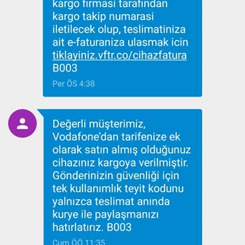 Vodafone Yanımda Cihaz Mağduriyeti
