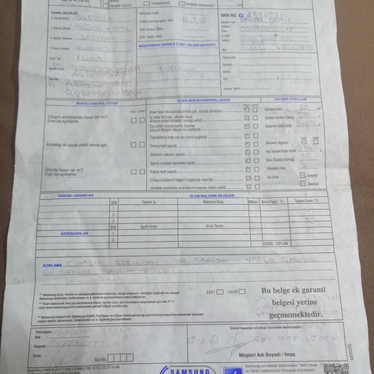 Samsung Çok Şiddetli Bir Klima Patlaması.