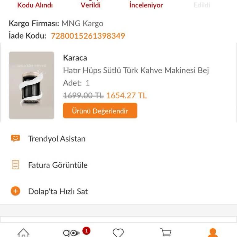Trendyol İade Talebi Sorunu