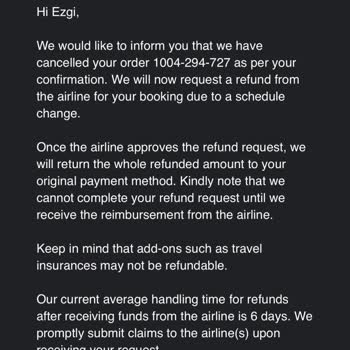 Mytrip Onay Alınmadan İptal Edilen Biletim Ve Müşteri Temsilcisi Davranışları