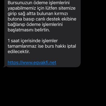 Eğitim Gönüllüleri Vakfı (Burs Başvuru) Sahte Burs Sitesi Üzerinden Kimlik Bilgilerimin Güvenliği Tehlikede!