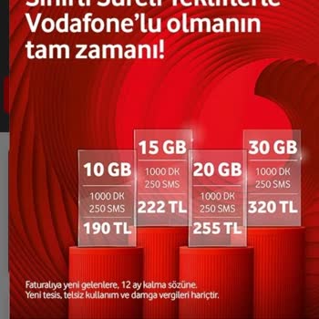 Vodafone Abonelik Ve Müşteri Hizmetleri İle Görüşmemek.