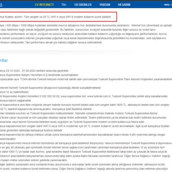 Yine Superonline Yine Skandal