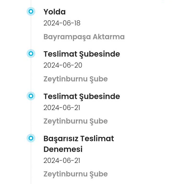Kargoist Zara-Zeytinburnu Kurye Gönderi Zimmetleme