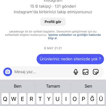 Yaka Design Müşteri İle İlgisiz İşletme