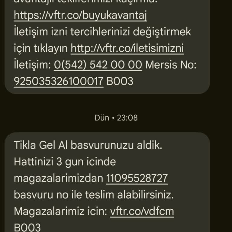 Vodafone Hat Taşıma Sorunu