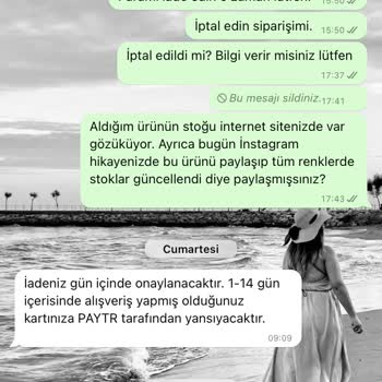 Oyku Wear Sipariş Sorunu Ve İade Sürecinde Yaşanan Gecikme
