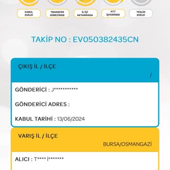 PTT Kargo PTT Ulucami Şube Yurt Dışından Gelen Kargomun Teslimatı Gerçekleşmedi