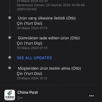 Shein Kargom 1 Aydır Gelmedi