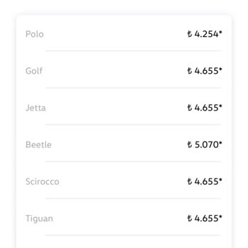 Volkswagen Arca Otomotiv Fahiş Fiyat Politikası