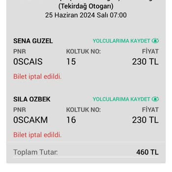 Obilet Para İadem Hesabıma Yatmadı