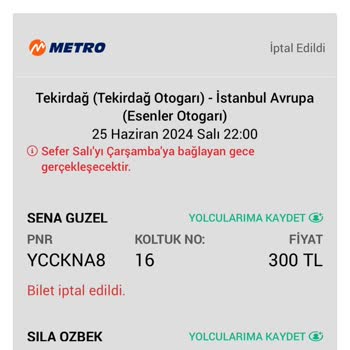 Obilet Para İadem Hesabıma Yatmadı