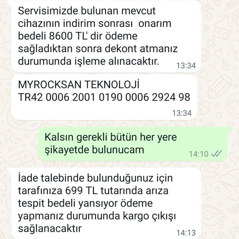 Roborock Roboroks S7 Ana Kart Arızası Ve 9 Binlik Ücret