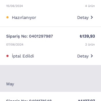 Penti Hep Aynı Habersiz Sipariş İptali