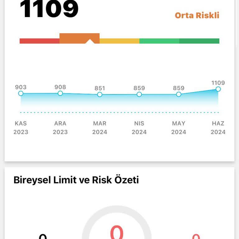 Findeks Puanım Az Riskli Yerine Orta Riskli Gözüküyor