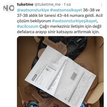 Watsons Müşteriyi Mağdur Ediyor
