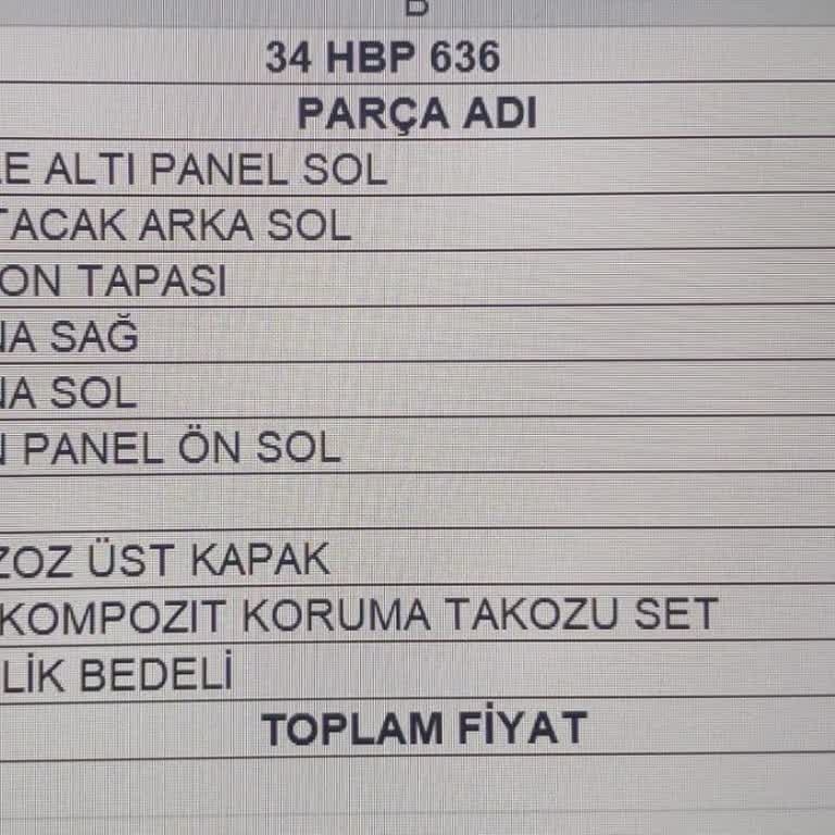 eKuralkan Yedek Parça Sorunu