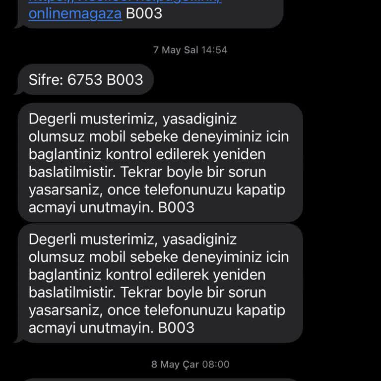 Vodafone Baz İstasyonu Sorunu