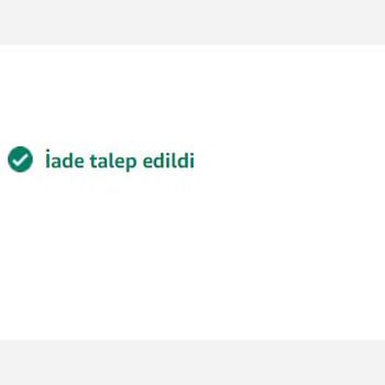 Amazon Ürün İadesi Yaptım-Ücreti Vermediler