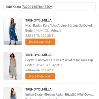 Trendyolmilla İade Sürecinde Yaşanan Sorunlar Ve İletişim Eksiklikleri