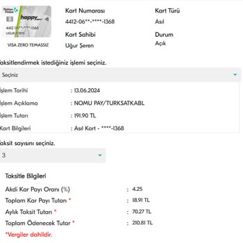 Türkiye Finans Yaptığı Kampanyadaki Taksit Uygulamasını Yapmıyor