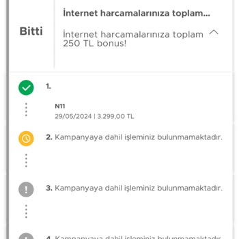 Garanti Bankası Bonusumu Sildi