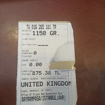 Turpex İle Giden Kargom 10 Gündür Haber Yok