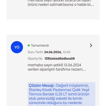 İdefix Verilen Sipariş Göndermemesi