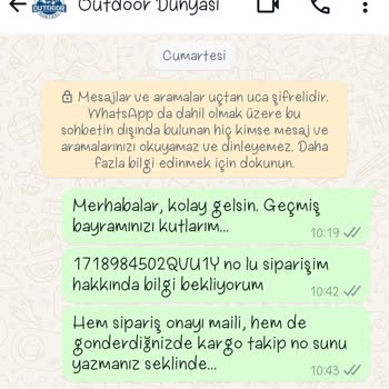 Outdoor Dünyası Outdoor Dunyası Müşteriyi Yok Sayma