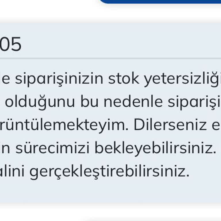 D&R Tedarik Süreci Problemi