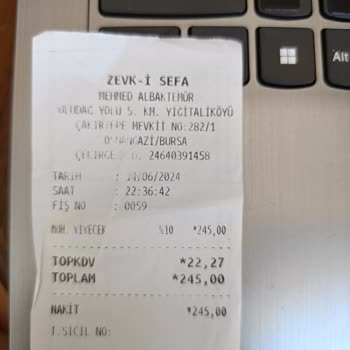 Zevk-i Safa Kasa Da Eklenen Fazla Fiyat