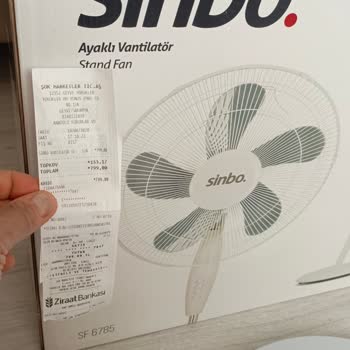 Sinbo Vantilatör Eksik Parça