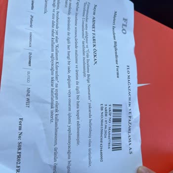 ArenaPark FLO Mağazacılık Müşteri Mağduriyeti